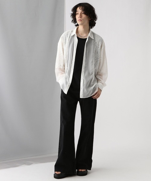 HARE（ハレ）の「【Robert P.Miller×HARE】2ピースBIGノースリーブ(HARE)（Tシャツ/カットソー・メンズ・ホワイト/ブラック・SMALL/MEDIUM）」の7枚目の写真