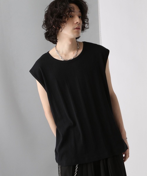 HARE（ハレ）の「【Robert P.Miller×HARE】2ピースBIGノースリーブ(HARE)（Tシャツ/カットソー・メンズ・ホワイト/ブラック・SMALL/MEDIUM）」の9枚目の写真