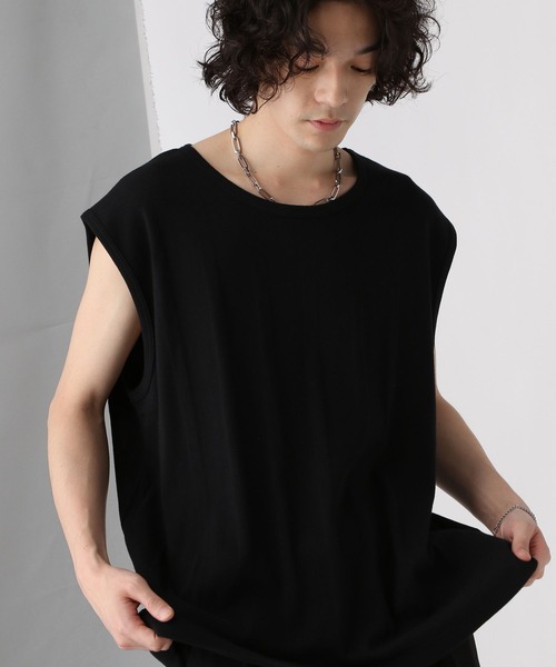 HARE（ハレ）の「【Robert P.Miller×HARE】2ピースBIGノースリーブ(HARE)（Tシャツ/カットソー・メンズ・ホワイト/ブラック・SMALL/MEDIUM）」の10枚目の写真