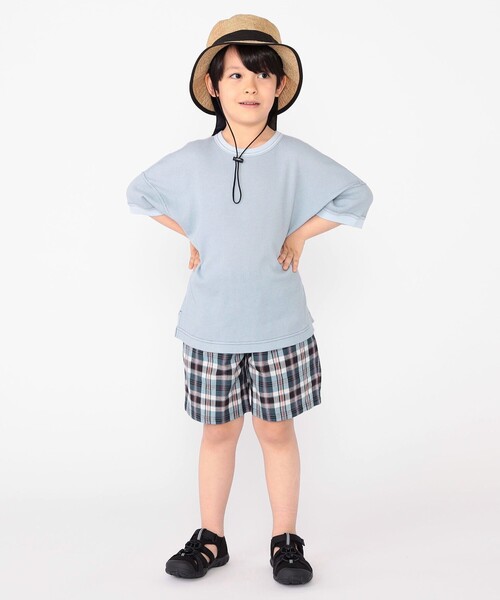 SHIPS（シップス）の「SHIPS KIDS:100～130cm / コットン チェック ショート パンツ（その他パンツ・キッズ・ライトグリーン/ネイビー・100/110/120/130）」の13枚目の写真