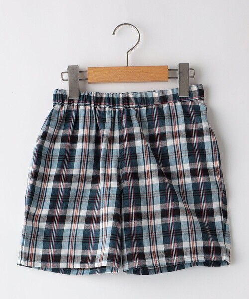 SHIPS（シップス）の「SHIPS KIDS:100～130cm / コットン チェック ショート パンツ（その他パンツ・キッズ・ライトグリーン/ネイビー・100/110/120/130）」の19枚目の写真