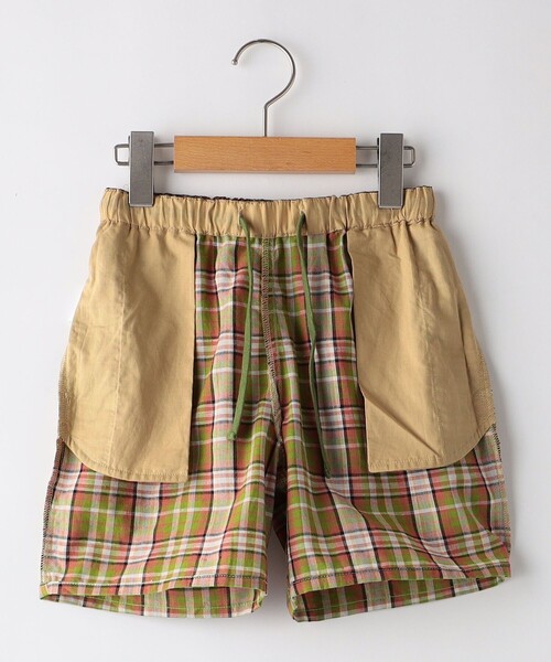 SHIPS（シップス）の「SHIPS KIDS:100～130cm / コットン チェック ショート パンツ（その他パンツ・キッズ・ライトグリーン/ネイビー・100/110/120/130）」の21枚目の写真