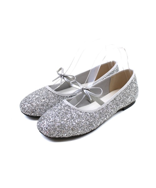 VIVIAN（ヴィヴィアン）の「ラウンドトゥリボンストラップフラットシューズ ZOZOTOWN+オフィシャルサイト限定商品（バレエシューズ・レディース・ブラック×グレー/レッド/シルバー系その他5/ブラック・S/M/L/LL）」の22枚目の写真