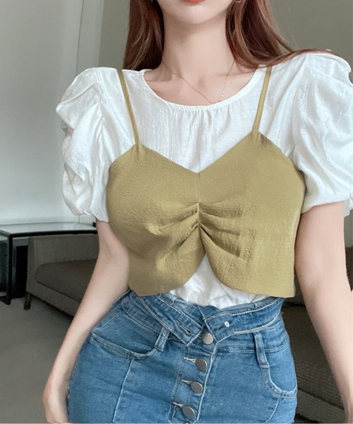 ｷｬﾐ付ﾌﾞﾗｳｽ（シャツ/ブラウス）｜SPIGA（スピーガ）