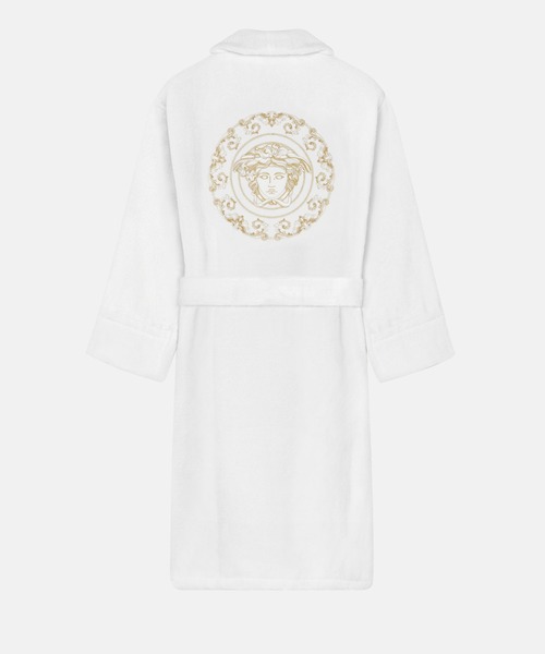 VERSACE（ヴェルサーチ）の「メドゥーサ ガーラ バスローブ（ガウン/バスローブ・メンズ・ホワイト・L/M）」の3枚目の写真