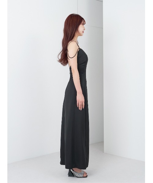 Darich エフェメラルキャミロングワンピース BLK Darich（ダーリッチ）の「エフェメラルキャミロングワンピース