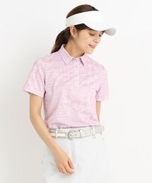 adabat | 【UVカット/吸水速乾】千鳥デザイン 半そでポロシャツ(ポロシャツ)