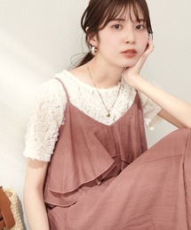 natural couture | フラワーチュールレースTOPS(Tシャツ/カットソー)