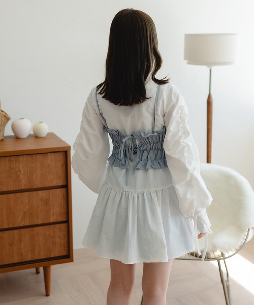 favclo.（ファブクロ）の「bustier × sheer shirt set