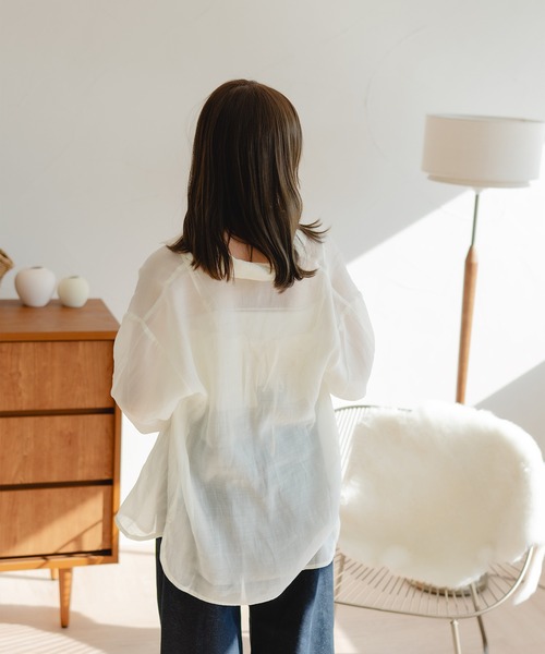 favclo.（ファブクロ）の「bustier × sheer shirt set / ビスチェ  