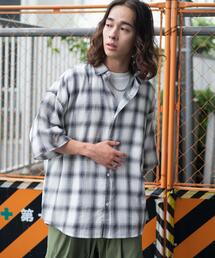 WEGO | WEGO/【24年春夏新作】チェックシアーガーゼシャツ(シャツ/ブラウス)