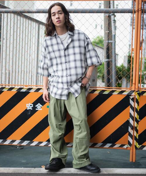 WEGO（ウィゴー）の「WEGO/チェックシアーガーゼシャツ（シャツ/ブラウス・メンズ・その他2/その他1・MEDIUM/LARGE）」の3枚目の写真