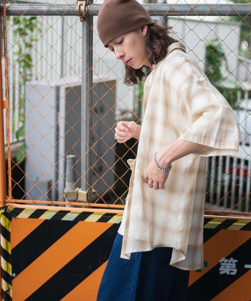 WEGO（ウィゴー）の「WEGO/チェックシアーガーゼシャツ（シャツ/ブラウス・メンズ・その他2/その他1・MEDIUM/LARGE）」の11枚目の写真