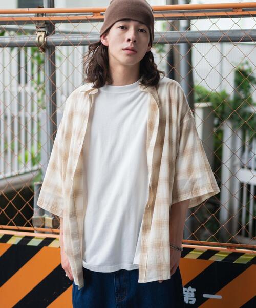 WEGO（ウィゴー）の「WEGO/チェックシアーガーゼシャツ（シャツ/ブラウス・メンズ・その他2/その他1・MEDIUM/LARGE）」の12枚目の写真