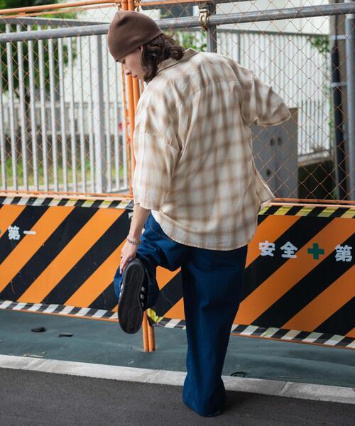 WEGO（ウィゴー）の「WEGO/チェックシアーガーゼシャツ（シャツ/ブラウス・メンズ・その他2/その他1・MEDIUM/LARGE）」の13枚目の写真