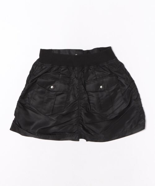 ROSE BUD（ローズバッド）の「レイヤードベルトスカート（スカート・レディース・ブラック/カーキ・FREE）」の3枚目の写真