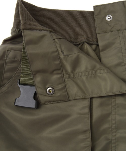 ROSE BUD（ローズバッド）の「レイヤードベルトスカート（スカート・レディース・ブラック/カーキ・FREE）」の7枚目の写真