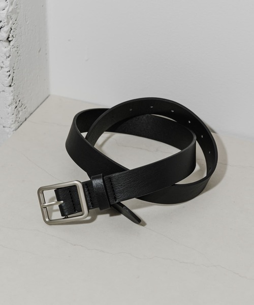 SMELLY（スメリー）の「マットスクエアベルト（ベルト・レディース・ブラック/ブラウン・-）」の5枚目の写真