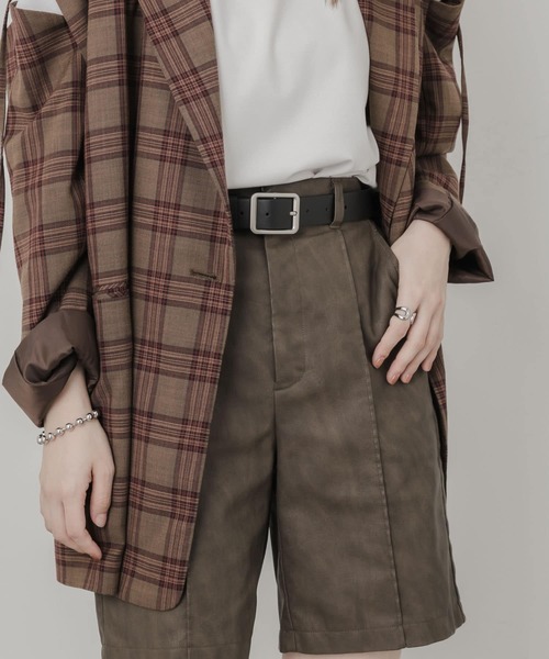 SMELLY（スメリー）の「マットスクエアベルト（ベルト・レディース・ブラック/ブラウン・-）」の7枚目の写真