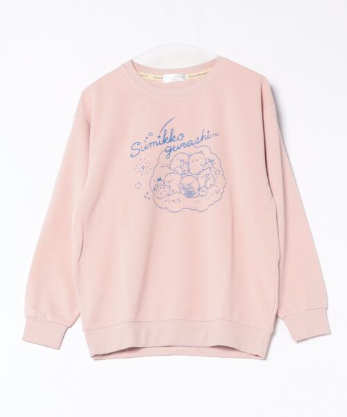 RUGGEDWORKS（ラゲッドワークス）の「【完売】《 すみっコぐらし 》 裏毛 トレーナー（スウェット・レディース・ネイビー/ピンク/ブルーグレー・M/L）」の3枚目の写真