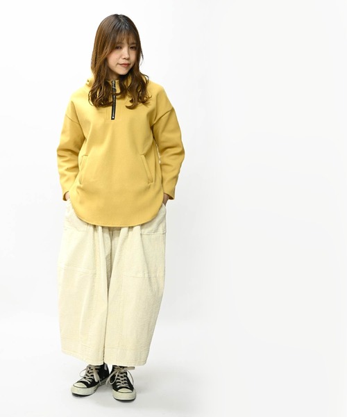MARAI（マーライ）の「コーデュロイ フレアワイドパンツ（その他パンツ・レディース・ホワイト/グレー/ブラック/ベージュ/ブラウン・FREE）」の7枚目の写真