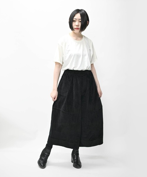 MARAI（マーライ）の「コーデュロイ フレアワイドパンツ（その他パンツ・レディース・ホワイト/グレー/ブラック/ベージュ/ブラウン・FREE）」の14枚目の写真