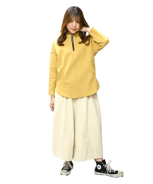 MARAI（マーライ）の「コーデュロイ フレアワイドパンツ（その他パンツ・レディース・ホワイト/グレー/ブラック/ベージュ/ブラウン・FREE）」の6枚目の写真