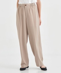 【THE TOKYO/ザトウキョウ】Light Washable Wool Easy Front Tuck Pants/ライトウォッシャブルイージーパンツ