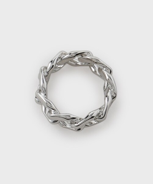 tk.TAKEO KIKUCHI(ティーケータケオキクチ)の「チェーンリング(リング・メンズ・シルバー/ゴールド/シルバー系/シルバー系1/ブラック系1/シルバー系2・13/17)」の10枚目の写真