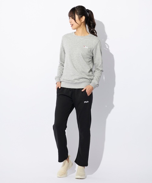 FILA(フィラ)の「ロングパンツ(スウェットパンツ・レディース・ネイビー/ブラック/杢グレー・LARGE/X-LARGE/MEDIUM)」の5枚目の写真