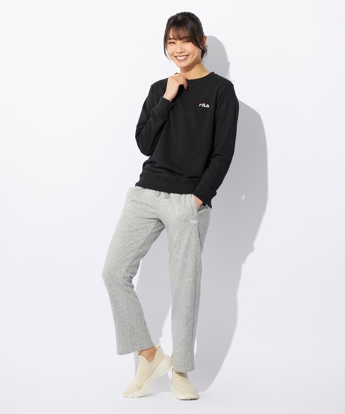FILA(フィラ)の「ロングパンツ(スウェットパンツ・レディース・ネイビー/ブラック/杢グレー・LARGE/X-LARGE/MEDIUM)」の13枚目の写真