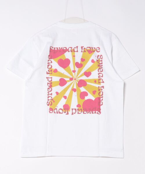 B.I.D.(ビーアイディー)の「《Spread Love》オリジナルプリント S/S T(Tシャツ/カットソー・レディース・ブラック/ホワイト・LARGE/MEDIUM/SMALL)」の3枚目の写真