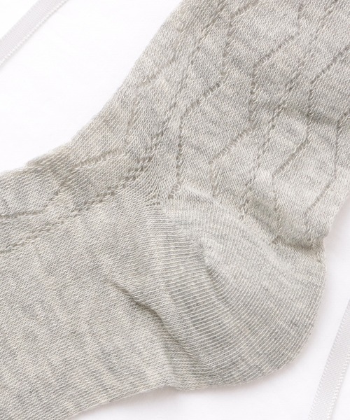 Lace Ladies（レースレディース）の「【6足セット】 ウエーブ レース ソリッドカラー クルー丈 ソックス（ソックス/靴下・レディース・ブラック/マルチ・FREE）」の9枚目の写真