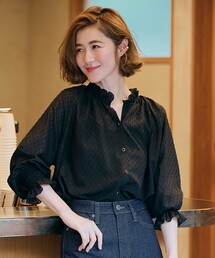 ◆シャーリングボリュームブラウス