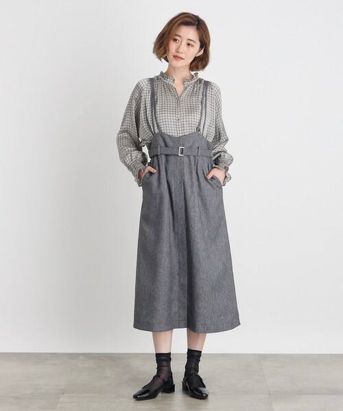 grove（グローブ）の「◆シャーリングボリュームブラウス（シャツ/ブラウス・レディース・ブラック/キャメル/チャコールグレー/オフホワイト・03/02/01/04/05）」の18枚目の写真