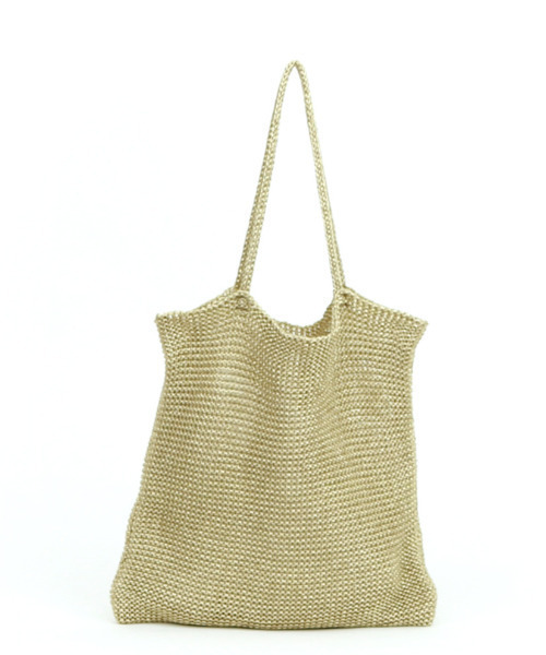 cache cache(カシュ カシュ)の「カシュカシュ cachecache / ラメ糸編みトートバッグ(トートバッグ・レディース・ピンク/グリーン/ホワイト/シルバー/ブルー/ブラック/ゴールド/シルバー系/マルチ・FREE)」の8枚目の写真