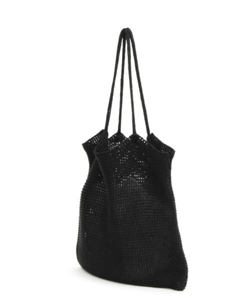 cache cache(カシュ カシュ)の「カシュカシュ cachecache / ラメ糸編みトートバッグ(トートバッグ・レディース・ピンク/グリーン/ホワイト/シルバー/ブルー/ブラック/ゴールド/シルバー系/マルチ・FREE)」の19枚目の写真