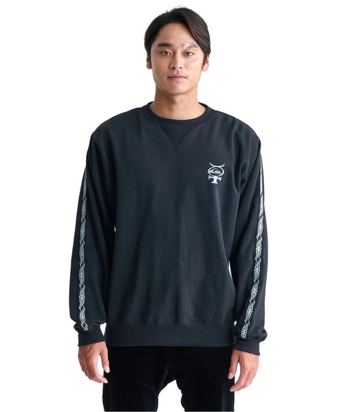 Quiksilver(クイックシルバー)の「MERCURY CREW SWEAT/クイックシルバースウェットトレーナー(スウェット・メンズ・ブラック/グレー・LARGE/MEDIUM/X-LARGE)」の2枚目の写真