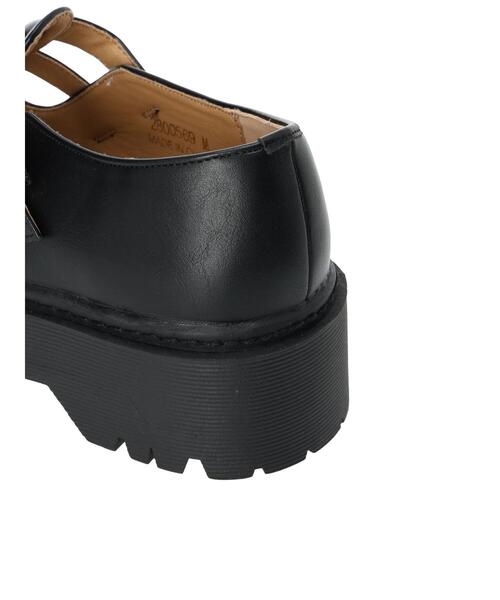 ehka sopo（エヘカソポ）の「ダブルTストラップシューズ（その他シューズ・レディース・ブラック/ブラウン・S/M/L）」の18枚目の写真