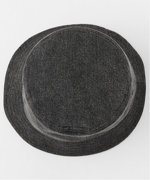 X-girl Stages(エックスガールステージス)の「デニムバケットハット(キャップ・キッズ・ブルー/ブラック・M(48-52cm)/L(52-56cm))」の6枚目の写真