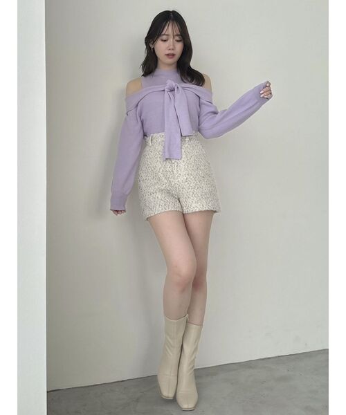 dazzlin（ダズリン）の「2WAYリボンニットプルオーバー（ニット