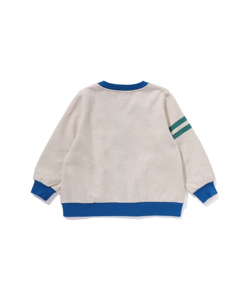 A BATHING APE（アベイシングエイプ）の「B MOTIF RELAXED FIT SWEAT CARDIGAN（カーディガン/ボレロ・キッズ・ブルー・130/110）」の2枚目の写真