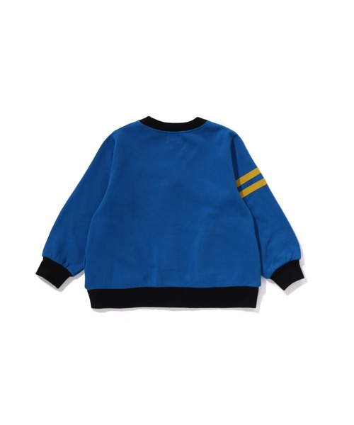 A BATHING APE（アベイシングエイプ）の「B MOTIF RELAXED FIT SWEAT CARDIGAN（カーディガン/ボレロ・キッズ・ブルー・130/110）」の3枚目の写真