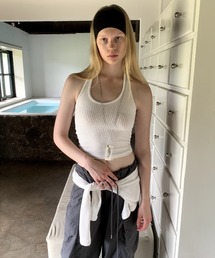 美品　FENDI フェンディ　カーディガン　タンクトップ　アンサンブル FENDI フェンディ ノースリーブ タンクトップ レディース40