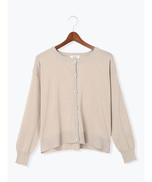 Te chichi TERRASSE(テチチテラス)の「クルーネックメタルボタンカーディガン(カーディガン/ボレロ・レディース・レッド/グリーン/ベージュ/ブラック・F)」の17枚目の写真