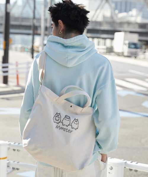 WEGO(ウィゴー)の「WEGO/2wayキャンバストート(ショルダーバッグ・レディース・その他1/その他2/その他3/その他5/その他6/その他4/その他9/その他7/その他10/その他8/その他11・FREE)」の6枚目の写真