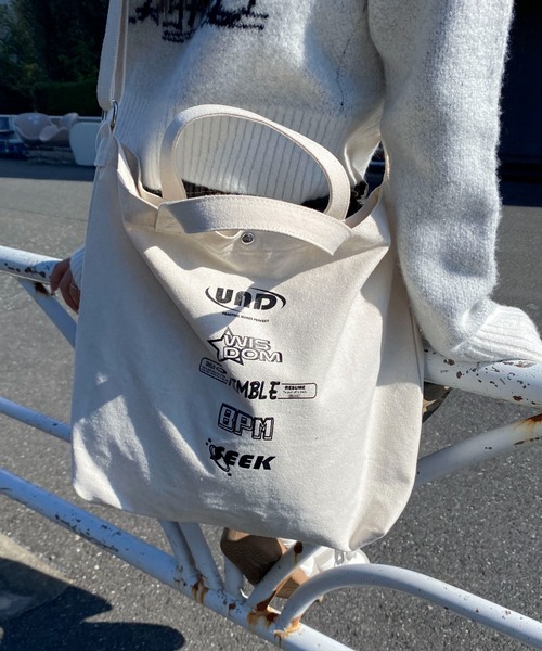 WEGO(ウィゴー)の「WEGO/2wayキャンバストート(ショルダーバッグ・レディース・その他1/その他2/その他3/その他5/その他6/その他4/その他9/その他7/その他10/その他8/その他11・FREE)」の9枚目の写真