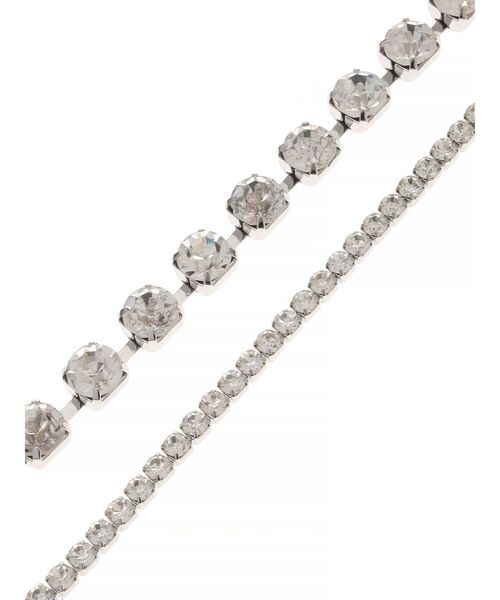 jouetie(ジュエティ)の「ビジューレイヤードチョーカー(チョーカー・レディース・シルバー/ゴールド・FREE)」の7枚目の写真