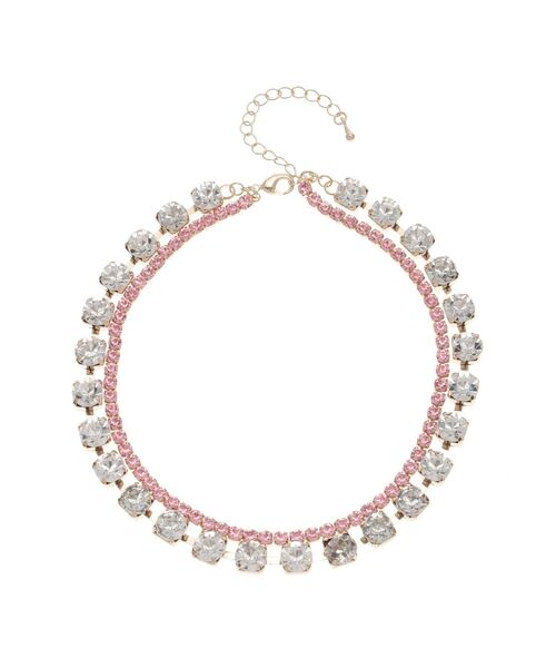 jouetie(ジュエティ)の「ビジューレイヤードチョーカー(チョーカー・レディース・シルバー/ゴールド・FREE)」の2枚目の写真