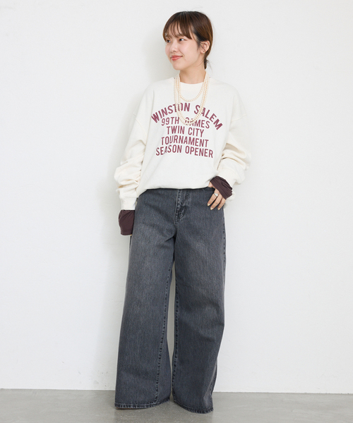 SLOBE IENA（スローブイエナ）の「《追加》SLOBE ロングパールネックレス（ネックレス・レディース・ホワイト・FREE）」の2枚目の写真